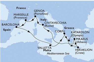 Cruzeiro Pelo Mediterrâneo